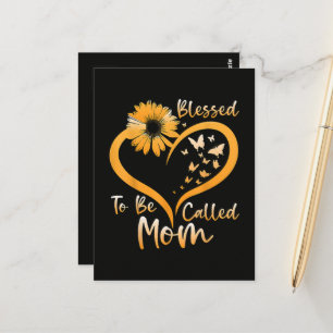 Blessed To Be Called Mum Postcard