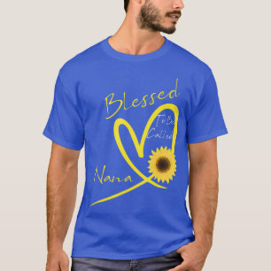 Blessed To Be Called Nana Sunflower Heart T-Shirt