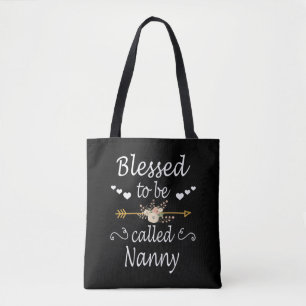 Blessed To Be Called Nanny Xmas Tote Bag