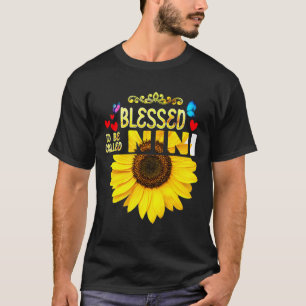 Blessed To Be Called Nini Womens Sunflower Nini Mo T-Shirt