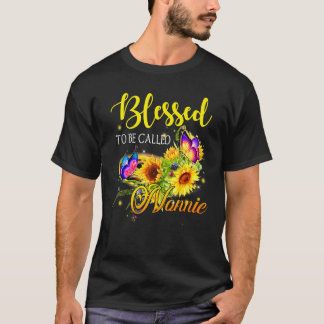 Blessed To Be Called Nonnie Sunflower Mother's Day T-Shirt