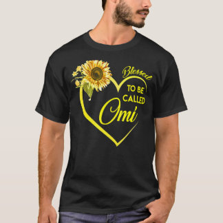 Blessed To Be Called Omi Sunflower T-Shirt