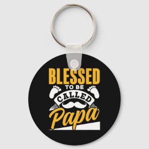 Blessed To Be Called Papa Dad Father&#; s Day Fath Key Ring