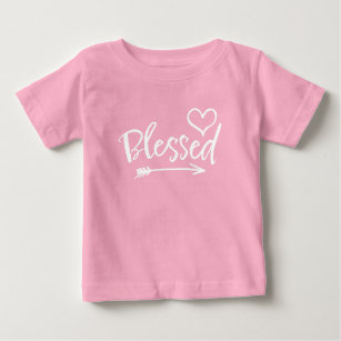 Blessed Trendy Modern Script Baby T-Shirt