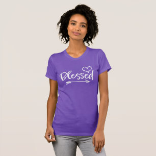 Blessed Trendy Modern Script T-Shirt