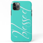 Blessed Turquoise Statement iPhone 5s Case