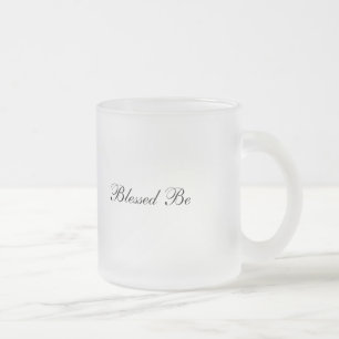 Blessed under the Moon Frosted Glass Coffee Mug