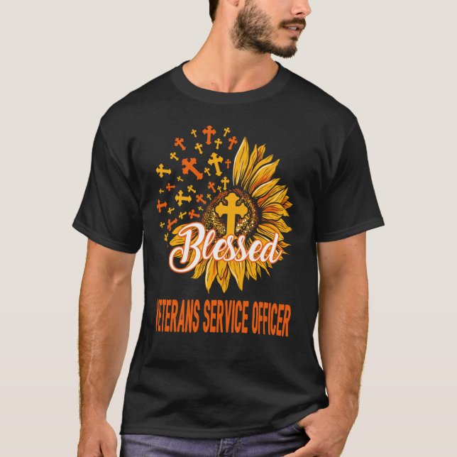 Blessed Veterans Service Officer T-Shirt (Front)