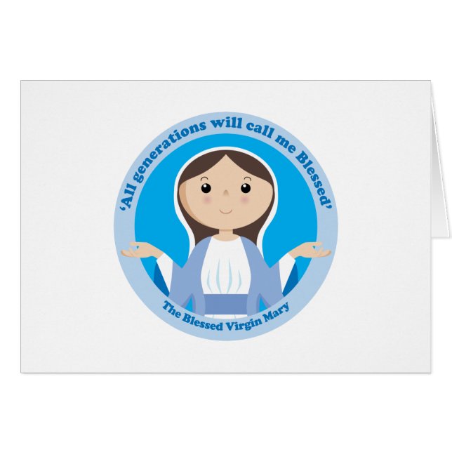 Blessed Virgin Mary (Front Horizontal)