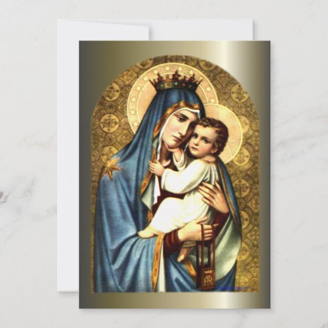 Blessed Virgin Mary and Infant Child Jesus (Front)