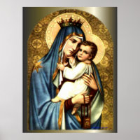 Blessed Virgin Mary and Infant Child Jesus