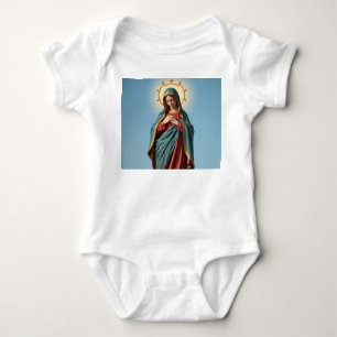 Blessed Virgin Mary Baby Jumper Bodysuit