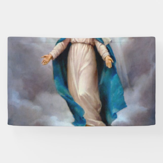 Blessed Virgin Mary Banner (Horizontal)
