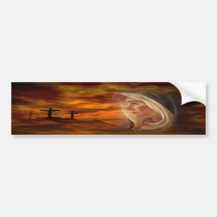 Blessed Virgin Mary Calvary Bumper Sticker