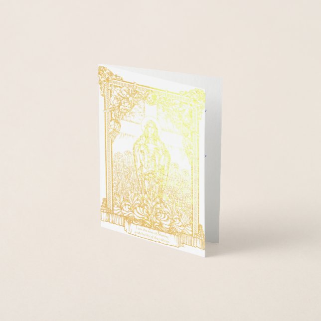 Blessed Virgin Mary Card (Front)