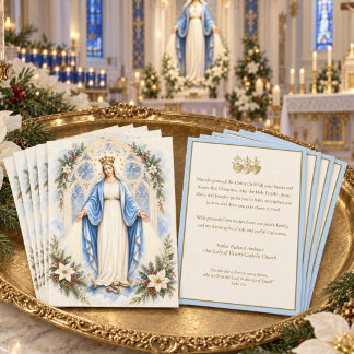 Blessed Virgin Mary Catholic Parish Holiday Card