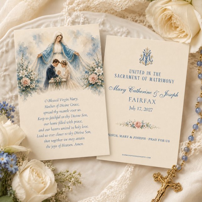 Blessed Virgin Mary Catholic Wedding Prayer (Creator Uploaded)