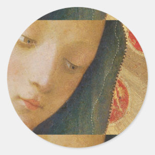 Blessed Virgin Mary Classic Round Sticker