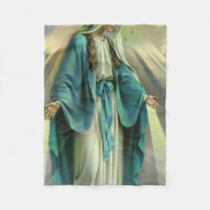 Blessed Virgin Mary Fleece Blanket