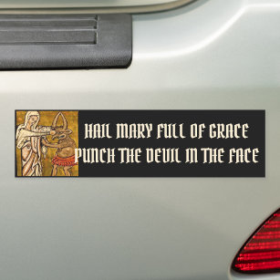 BLESSED VIRGIN MARY FULL OF GRACE RELIGIOUS CAR MAGNET