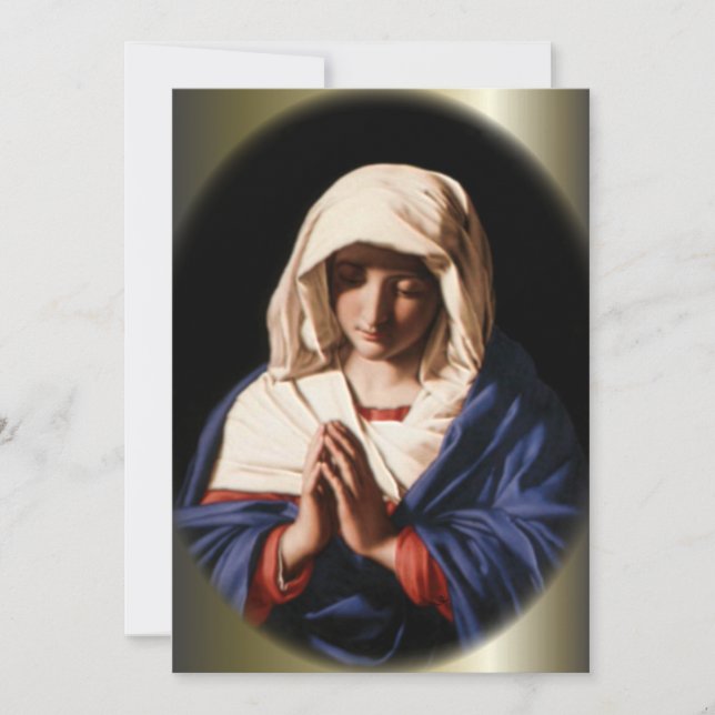 Blessed Virgin Mary in Prayer (Front)