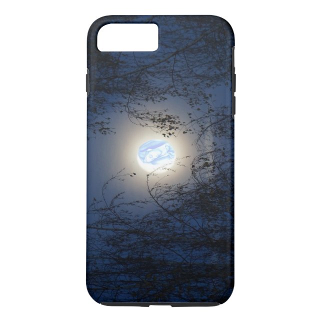 Blessed Virgin Mary in the Moon Lite Forest Case-Mate iPhone Case (Back)