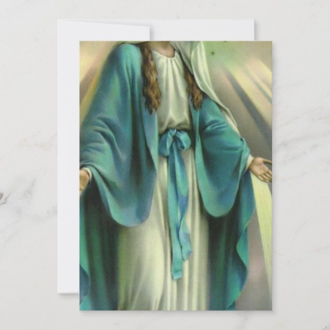Blessed Virgin Mary Invitation (Front)