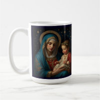 Blessed Virgin Mary & Jesus Nativity Christmas