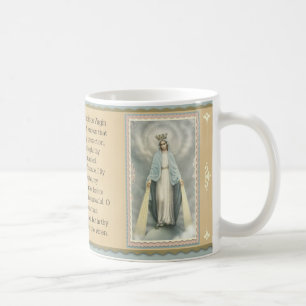 Blessed Virgin Mary  Memorare Prayer Coffee Mug