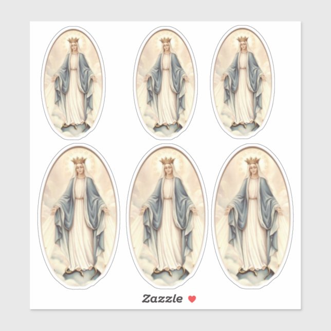 Blessed Virgin Mary Miraculous Medal (Sheet)