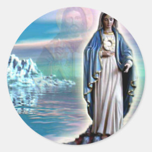 Blessed Virgin Mary - Mother of God Classic Round Sticker