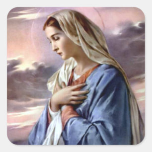 Blessed Virgin Mary - Mother of God Square Sticker
