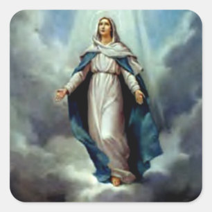 Blessed Virgin Mary - Mother of God Square Sticker