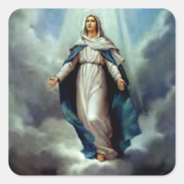 Blessed Virgin Mary - Mother of God Square Sticker (Front)