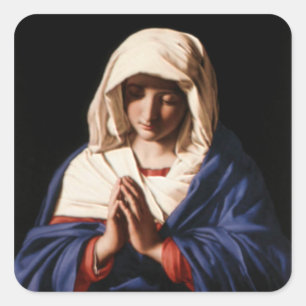 Blessed Virgin Mary - Mother of God Square Sticker