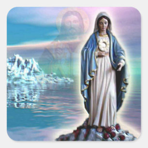Blessed Virgin Mary - Mother of God Square Sticker