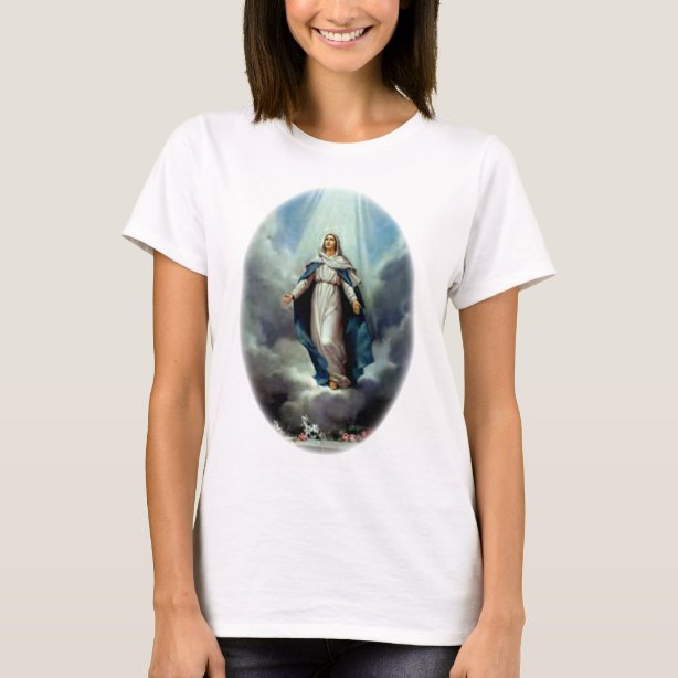 Blessed Virgin Mary T-Shirts & Shirt Designs | Zazzle UK