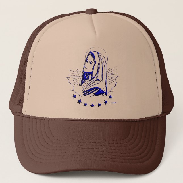 Blessed Virgin Mary - Mother of God Trucker Hat (Front)