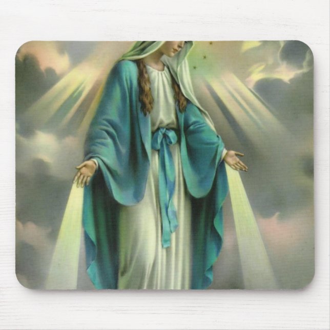 Blessed Virgin Mary Mouse Mat (Front)