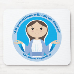 Blessed Virgin Mary Mouse Mat