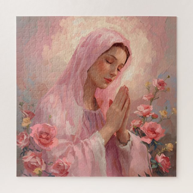 Blessed VIrgin Mary Picture Jigsaw Puzzle (Vertical)