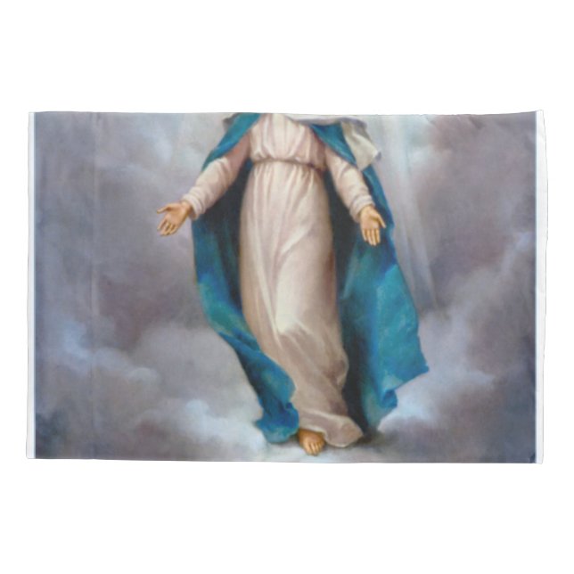 Blessed Virgin Mary Pillowcase (Back)