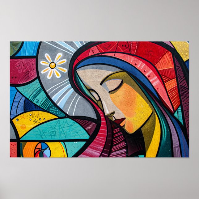 Blessed Virgin Mary Poster (Front)