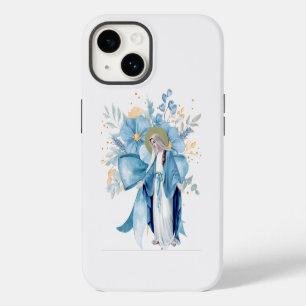 Blessed Virgin Mary Religious Vintage Catholic iPhone 14 Case
