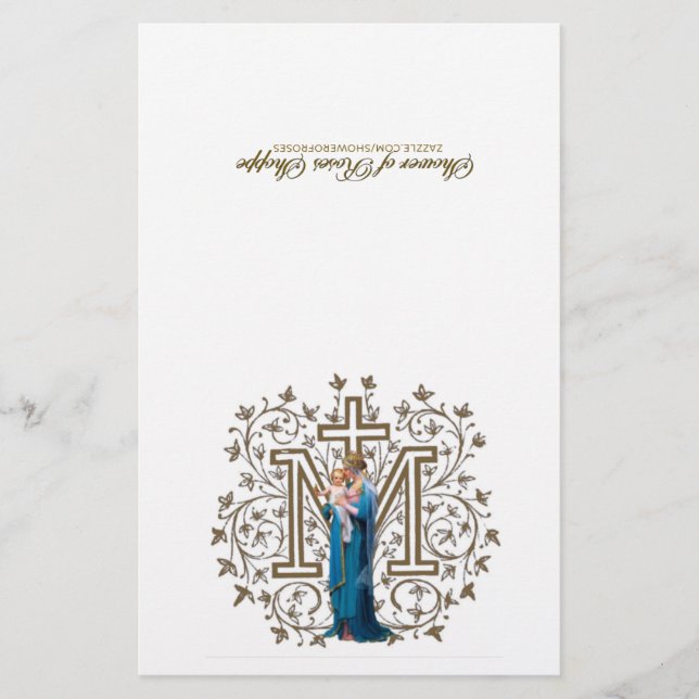 Blessed Virgin Mary Spiritual Communion Prayer (Front)