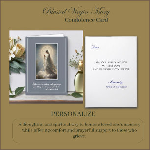 Blessed Virgin Mary Sympathy Card