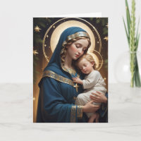 Blessed Virgin Mary Traditional Catholic Christmas