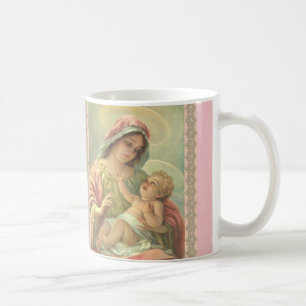 Blessed Virgin Mary w child Jesus Mug Gift