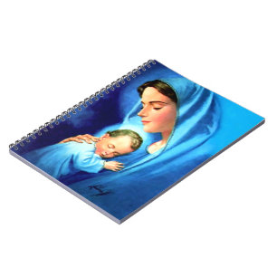 Blessed Virgin Mary with Baby Jesus Notebook