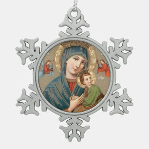 Blessed Virgin Mary with Child Jesus Ornament